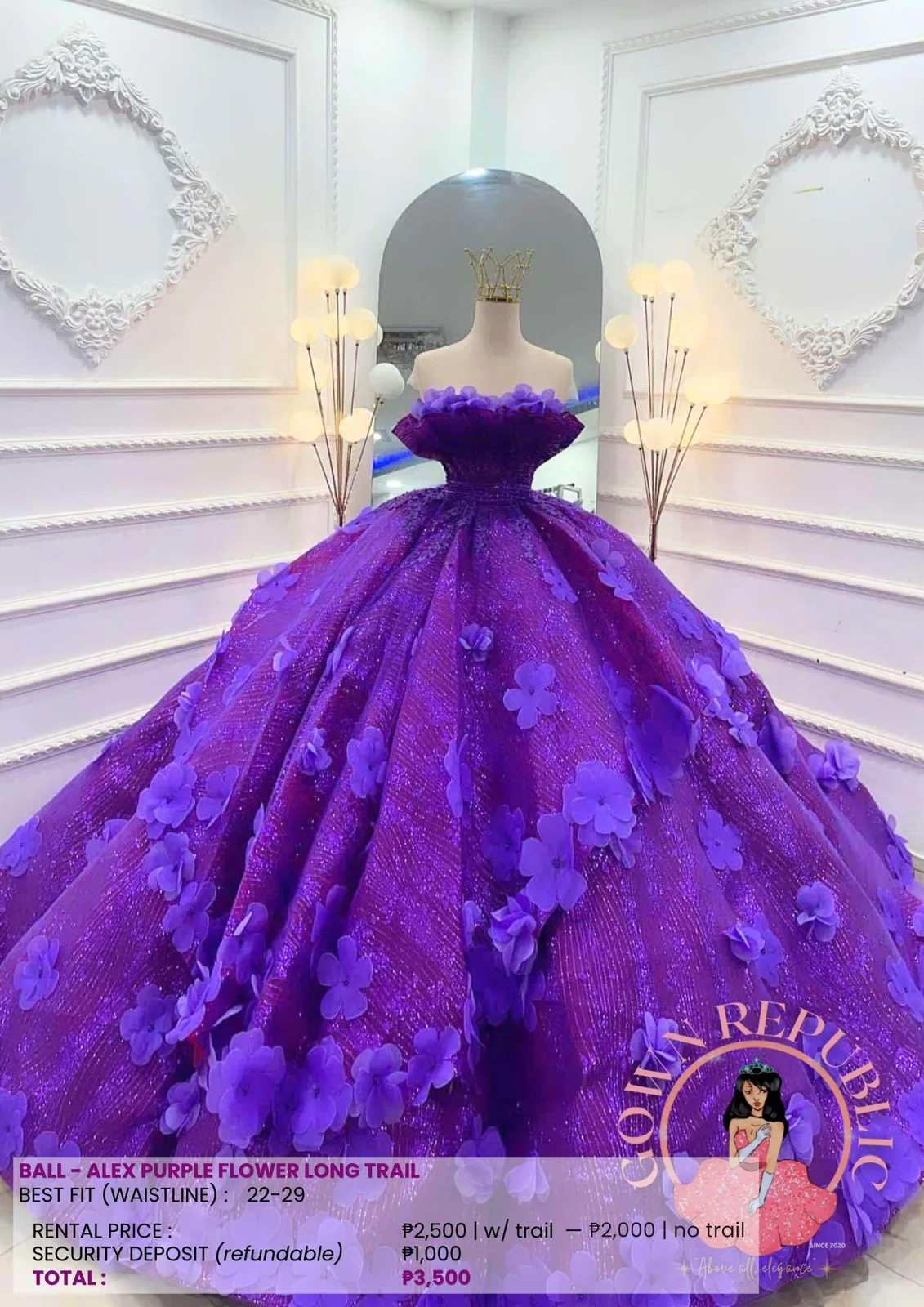 Ball Gowns: Purple 206